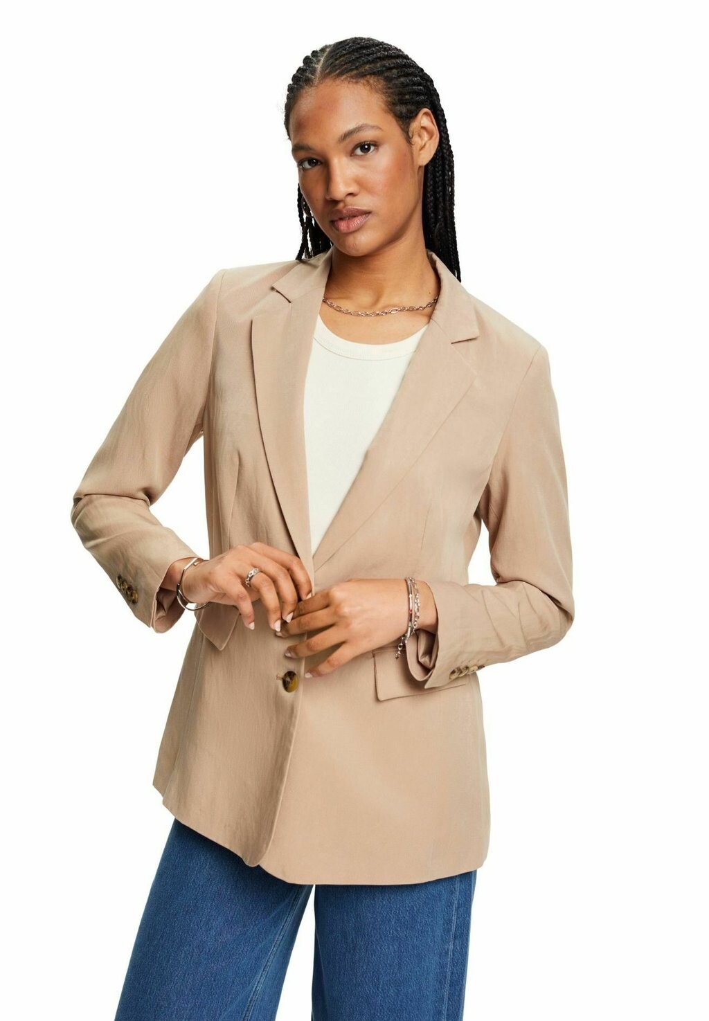 

Короткое пальто Esprit, Коричневый