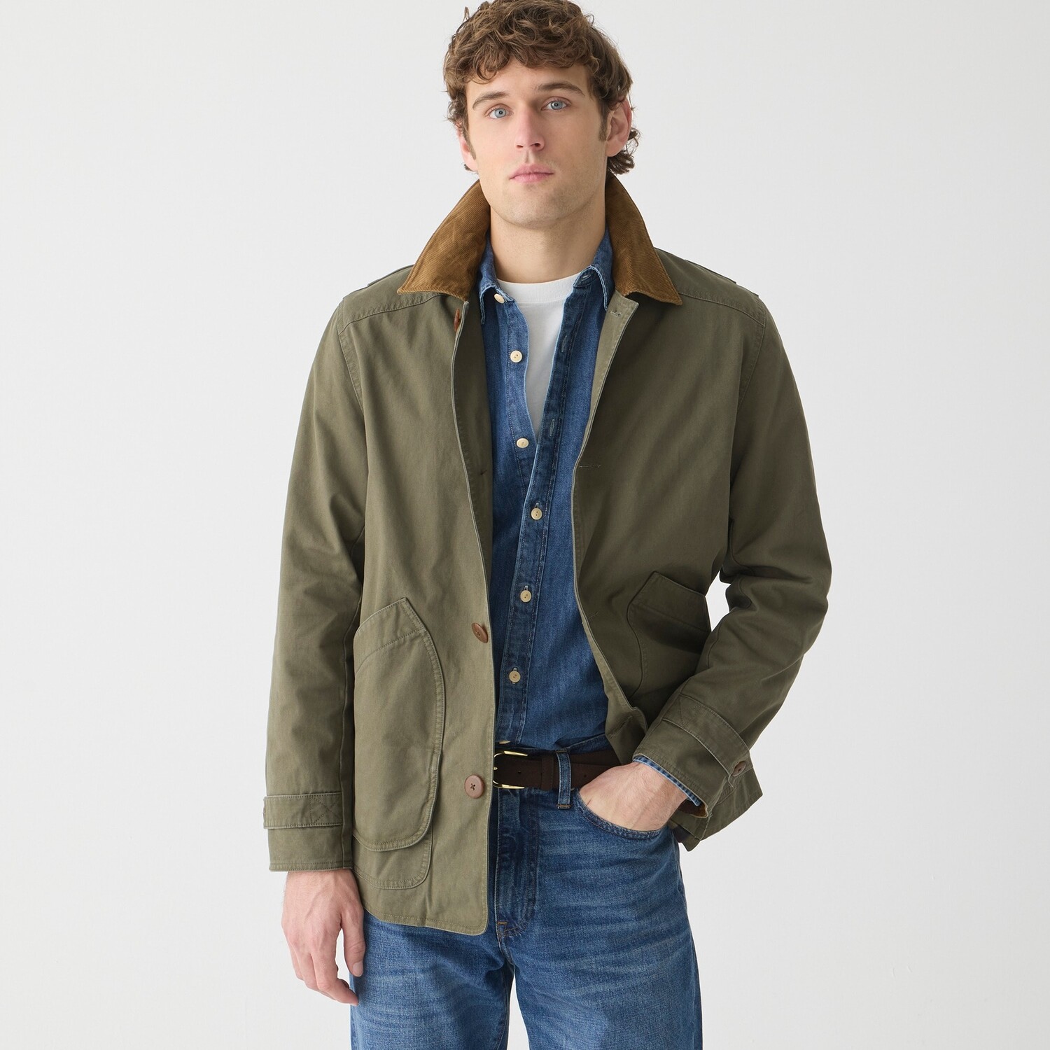 

Ограниченная серия 1983 года куртка в стиле амбара J.Crew, зеленый