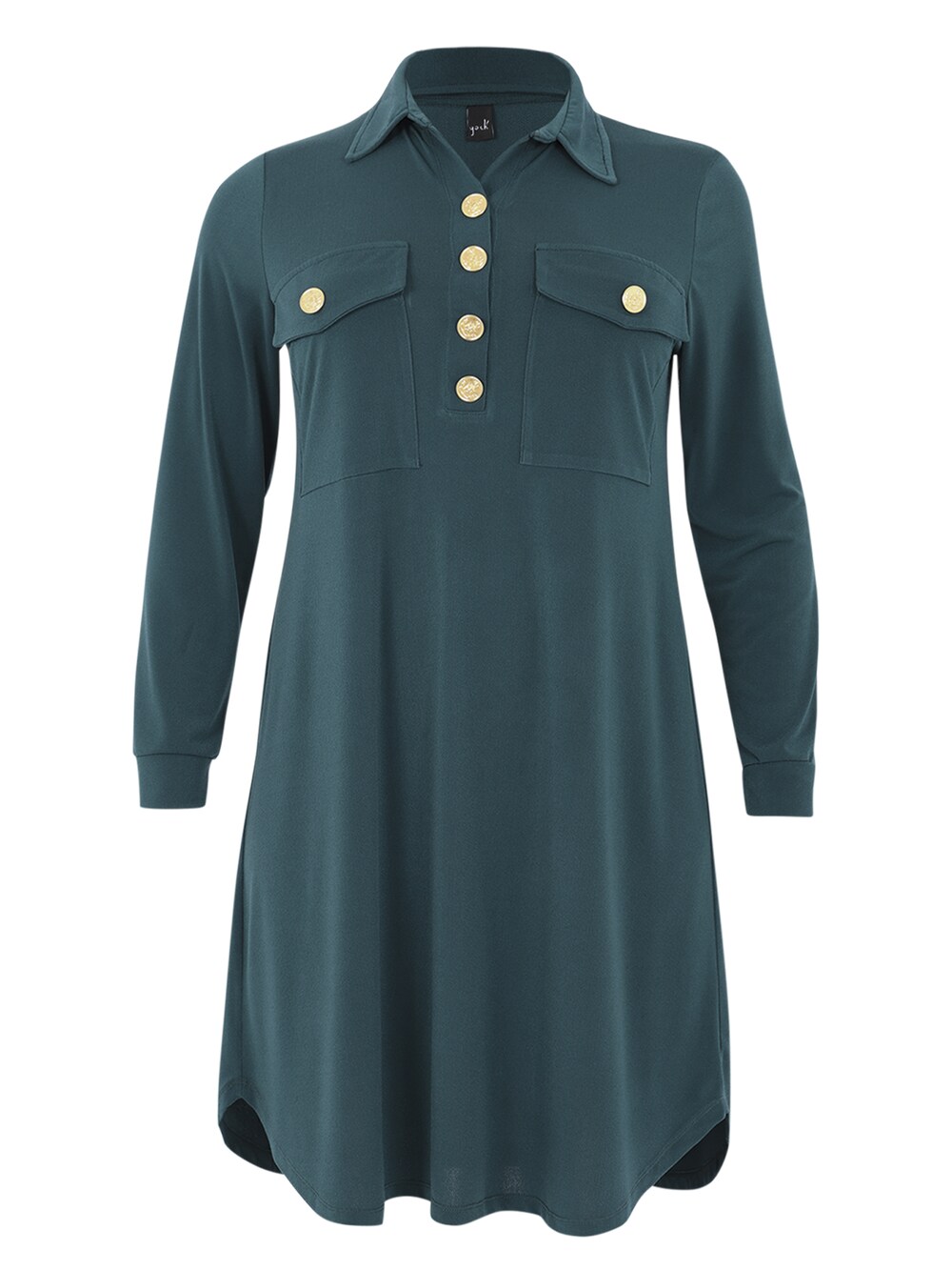 Рубашка-платье Yoek, зеленый