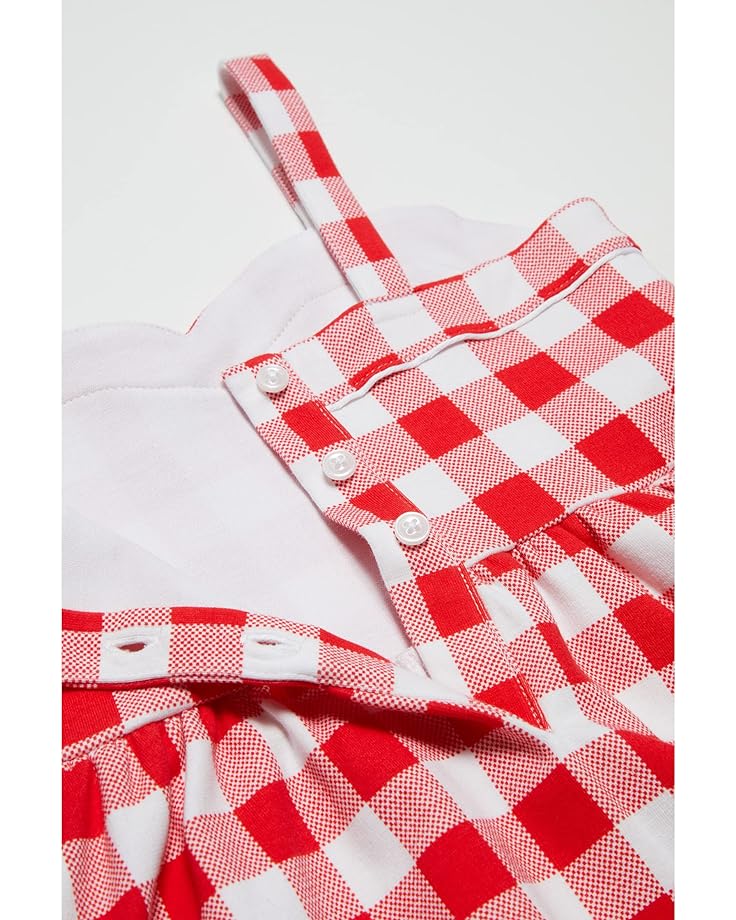 

Платье Janie and Jack Gingham Ponte Dress, красный