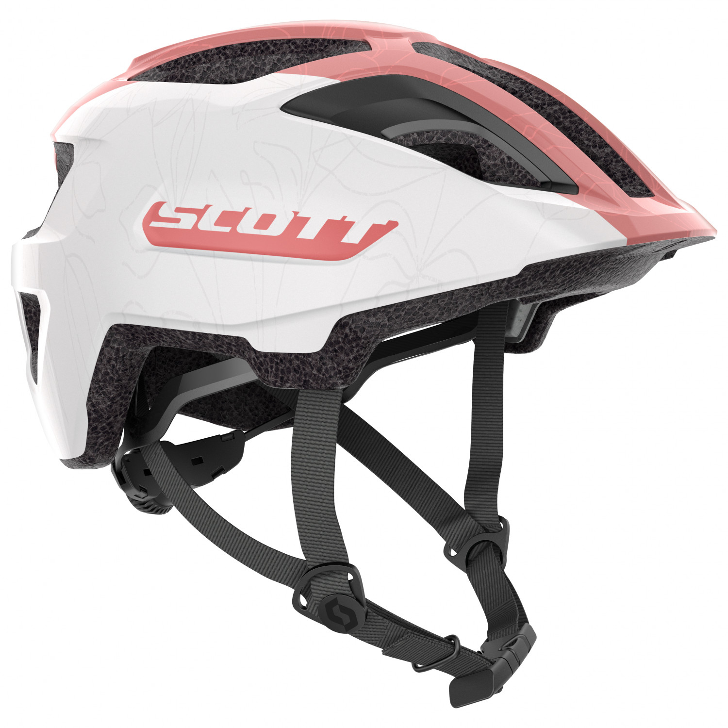 Велосипедный шлем Scott Kid's Helmet Spunto (CE) Junior, цвет Pearl White/Light Pink шлем scott spunto kid ce atlantic blue