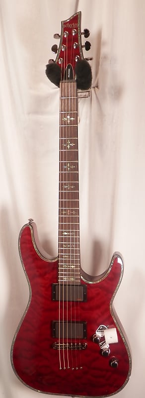Электрогитара Schecter Model 1788 Diamond Series Hellraiser C-1 black cherry electric guitar with case