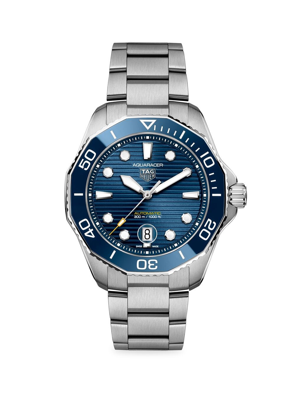 

Часы-браслет Aquaracer Professional 300 из нержавеющей стали TAG Heuer, серебряный