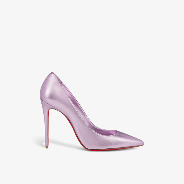 

Кожаные туфли kate 100 на каблуке с острым носком Christian Louboutin, цвет parme