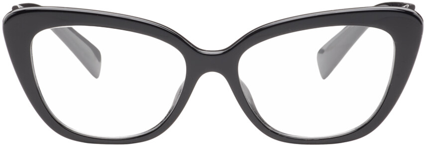 

Черные очки «кошачий глаз» Miu Miu Eyewear