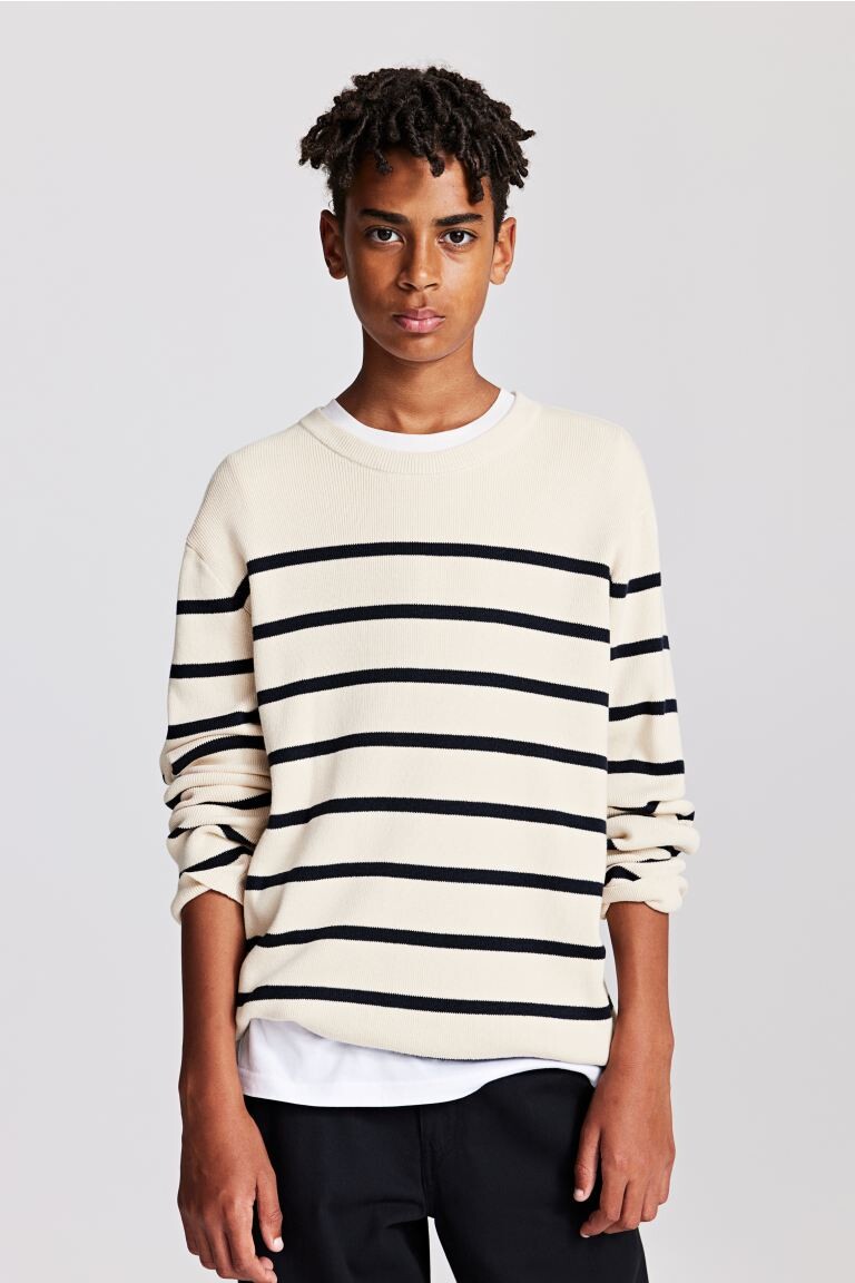 

Хлопковый свитер тонкой вязки H&M