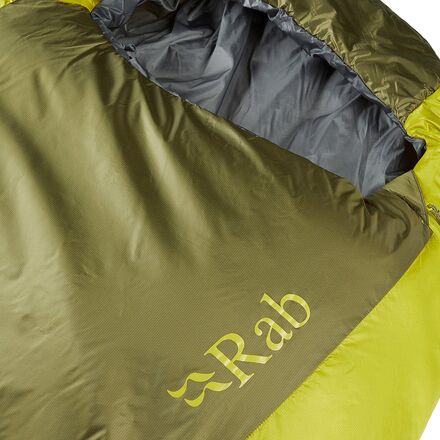 Спальный мешок Solar Eco 0: синтетика 40F Rab, цвет Chlorite Green