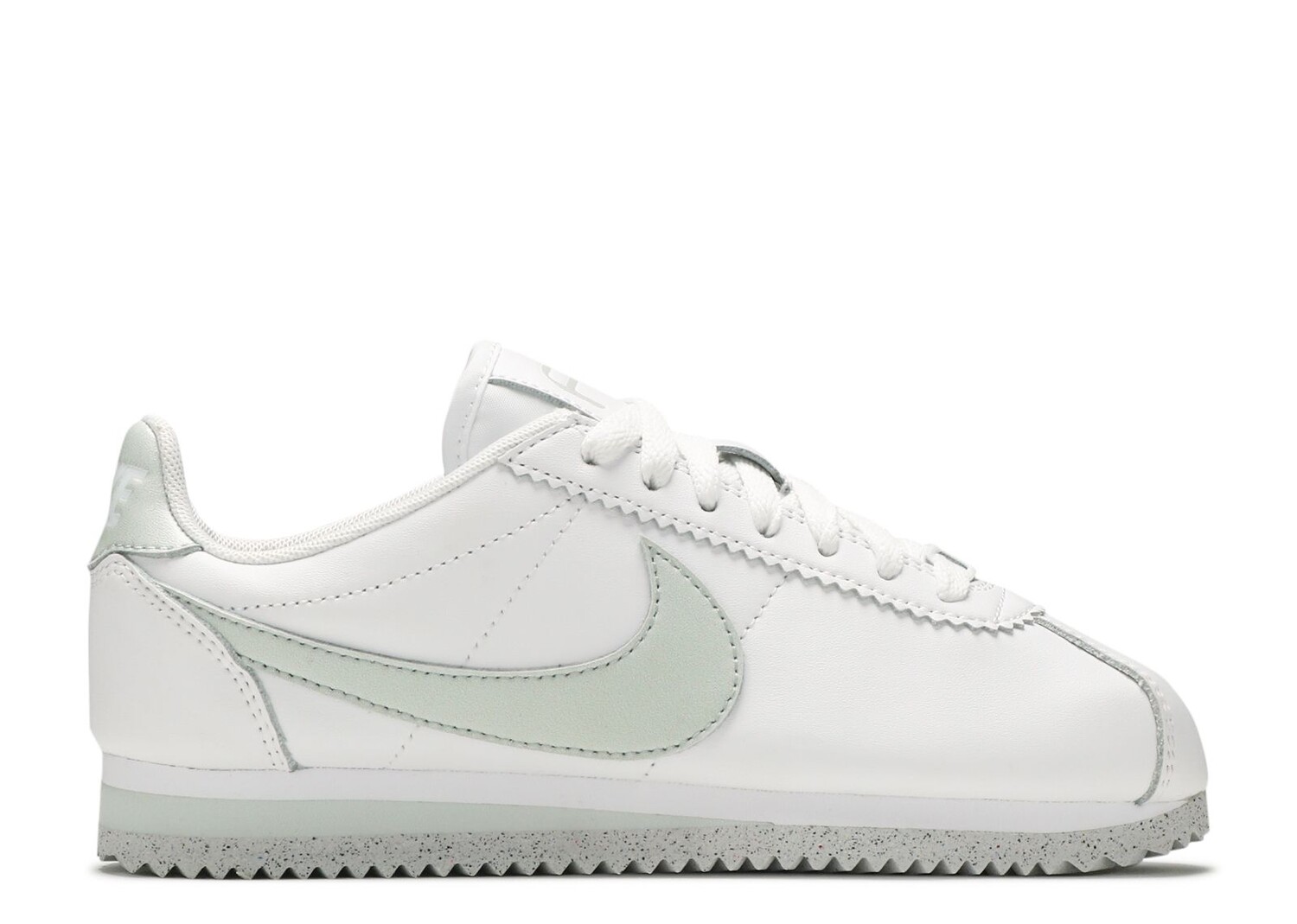 Кроссовки Nike Wmns Classic Cortez Flyleather 'White Light Silver', белый