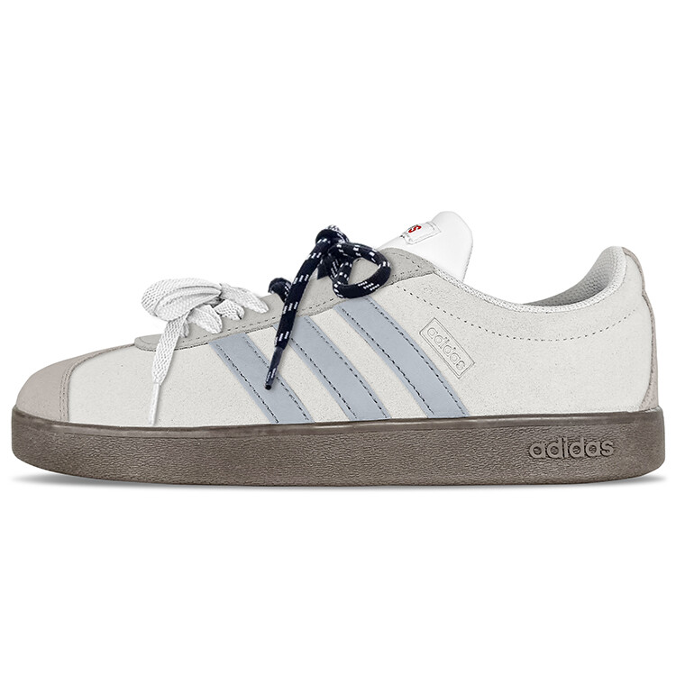 

Кроссовки adidas neo Vl Court Classic Skateboarding Shoes Unisex Low-top Gray/Beige, светло-серый