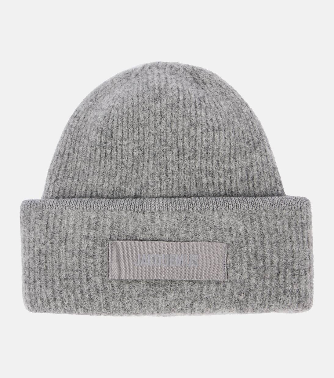 

Шапка-бини Le Bonnet Gros Grain из смесовой шерсти Jacquemus, цвет dark grey