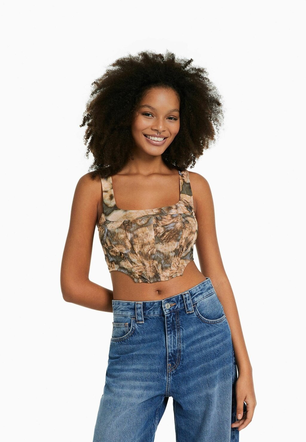 

Топ Bershka, мультиколор