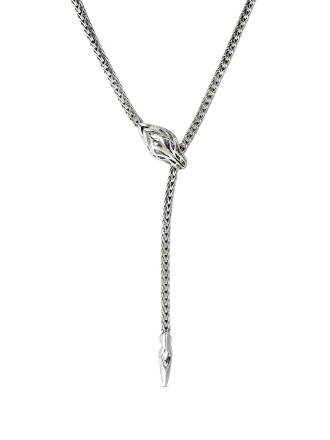 

Серебряное колье Naga Lariat с сапфирами John Hardy, серебряный