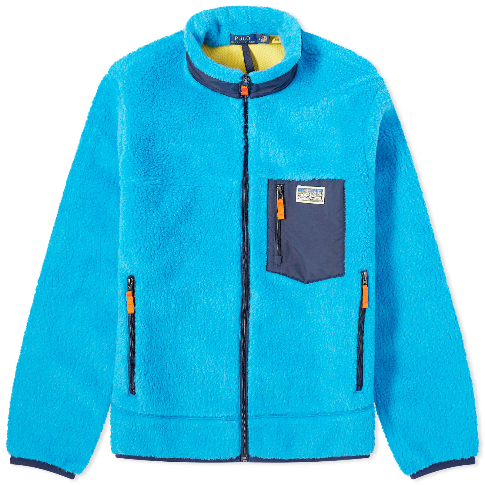 

Куртка Polo Ralph Lauren Hi-Pile Fleece, цвет Blaze Ocean