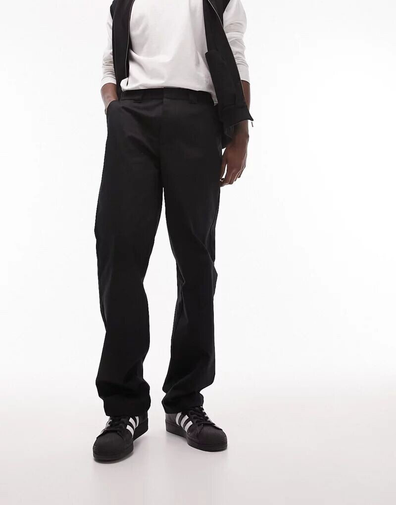 

Черные брюки свободного кроя Topman