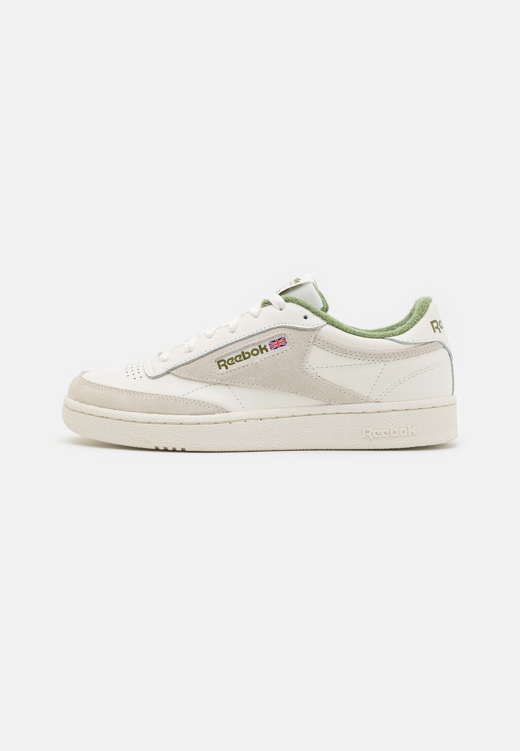 

Полукеды CLUB C 85 UNISEX Reebok, мел/зеленый мши/мел