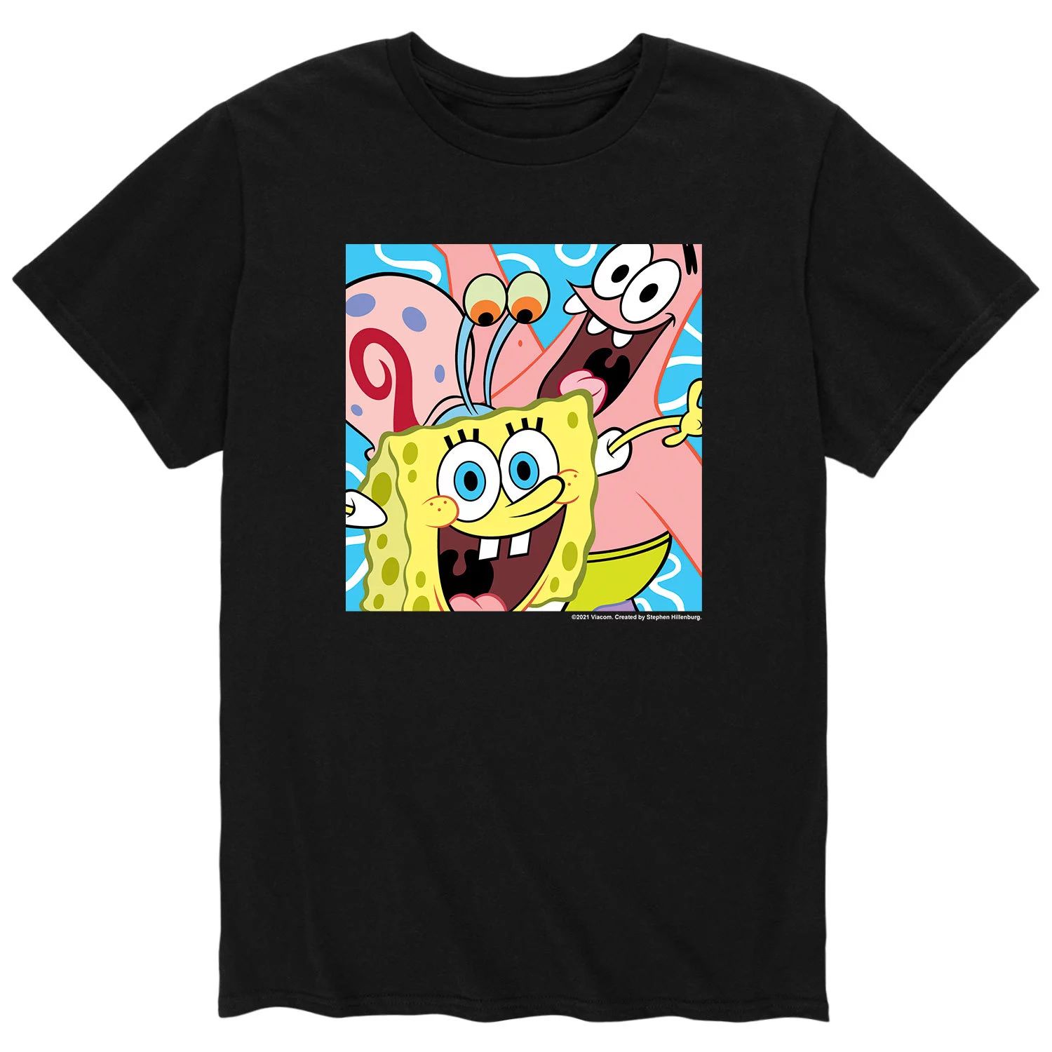 Мужская футболка Губка Боб Патрик Гэри Licensed Character рюкзак губка боб патрик и гэри sponge bob синий 7
