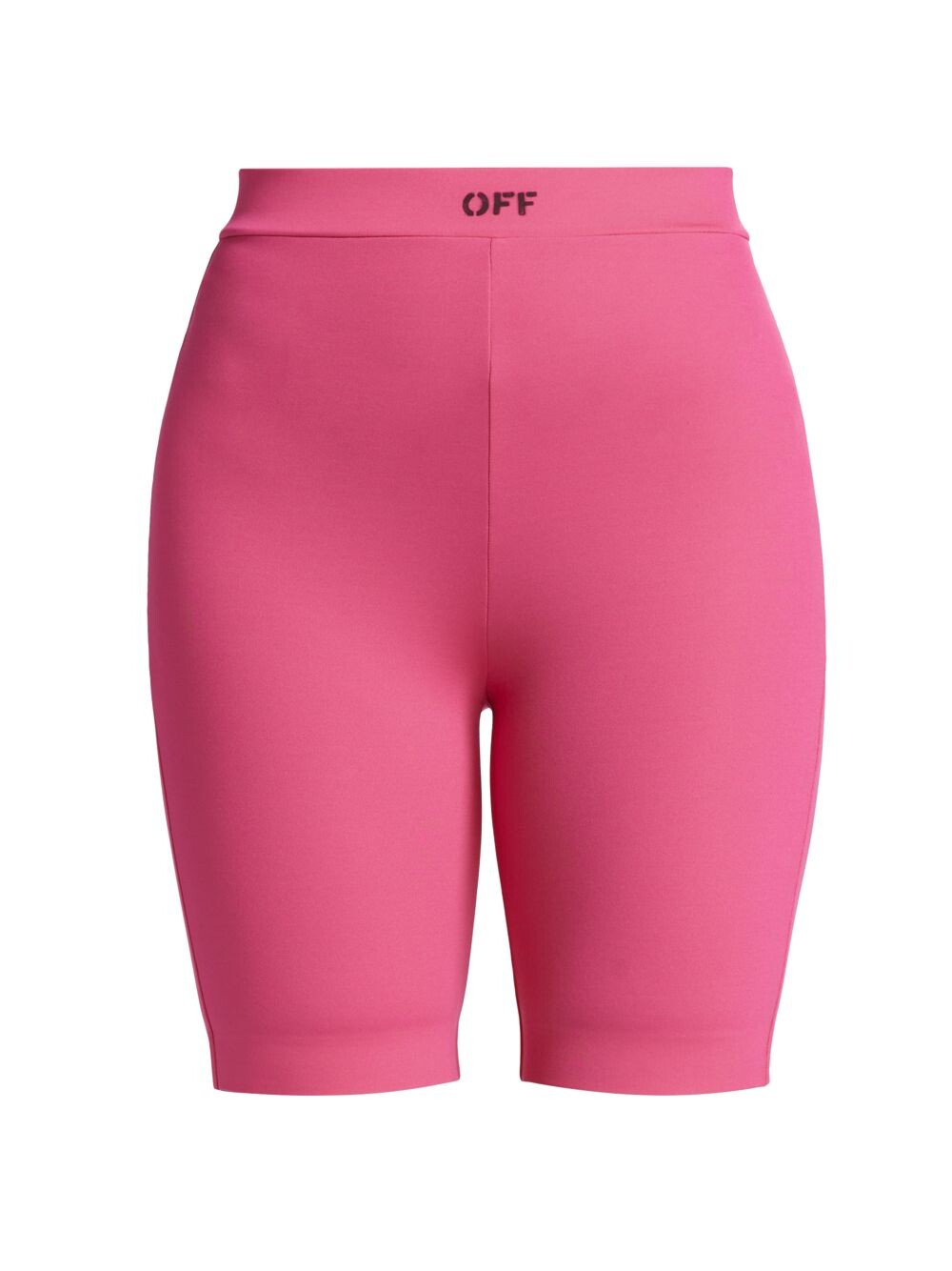 

Байкерские шорты с логотипом Off-White, фуксия