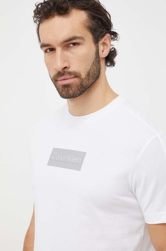 

Хлопковая футболка Calvin Klein, белый