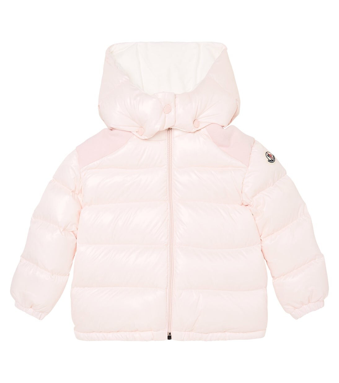 

Детский пуховик валя Moncler Enfant, розовый