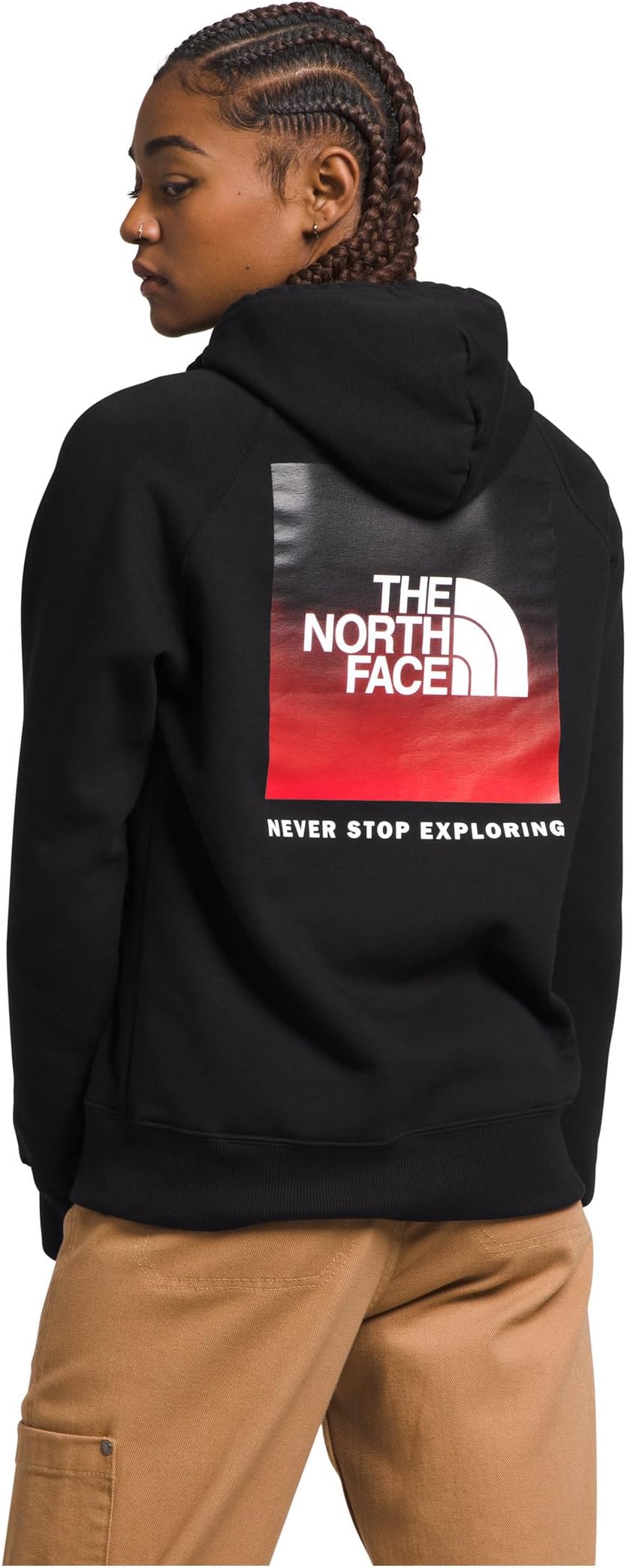 Пуловер с капюшоном Box Nse The North Face, цвет TNF Black/Ombre Graphic пуловер с капюшоном box nse the north face цвет shady blue tnf black