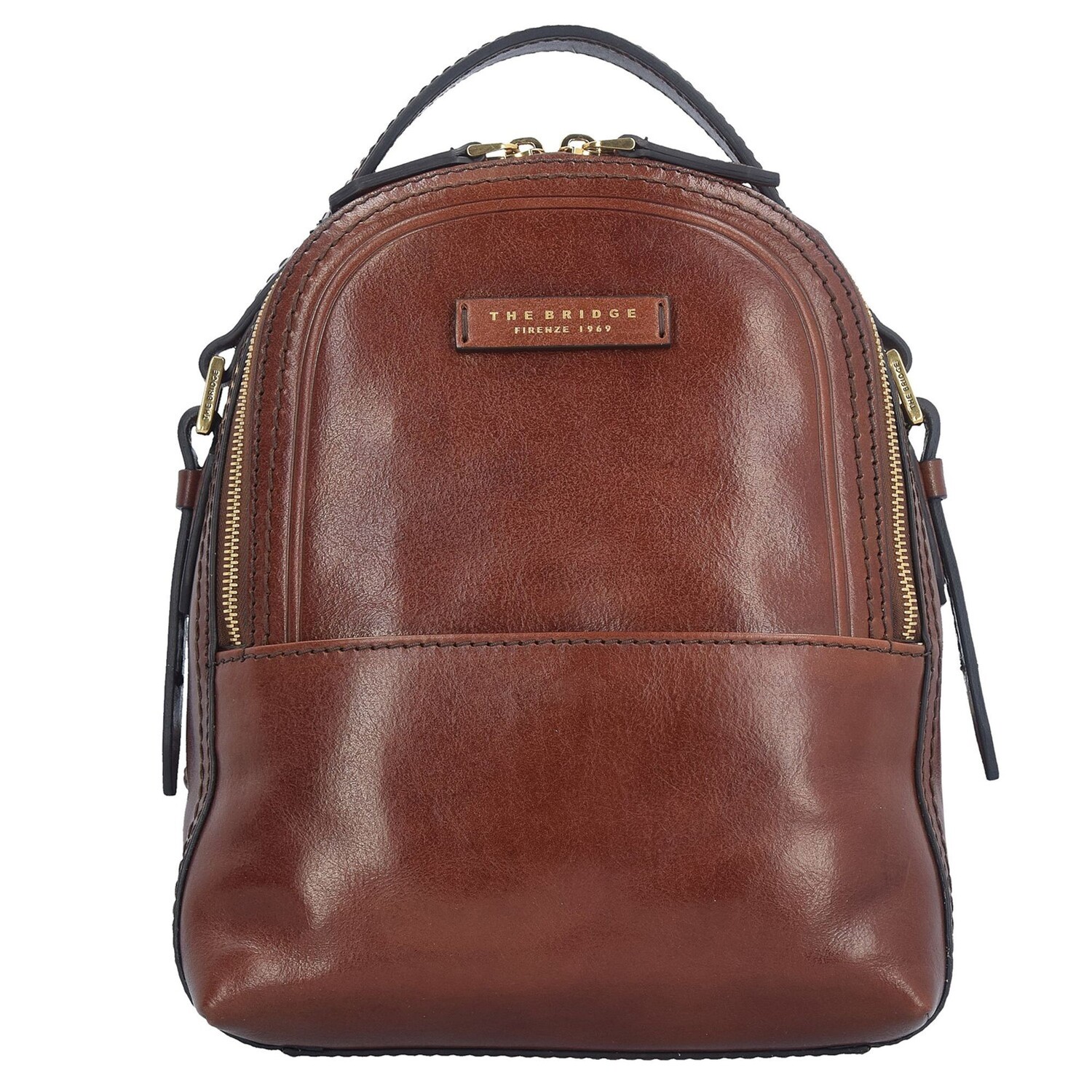 

Рюкзак The Bridge Pearldistrict City Leder 27 cm, цвет marrone