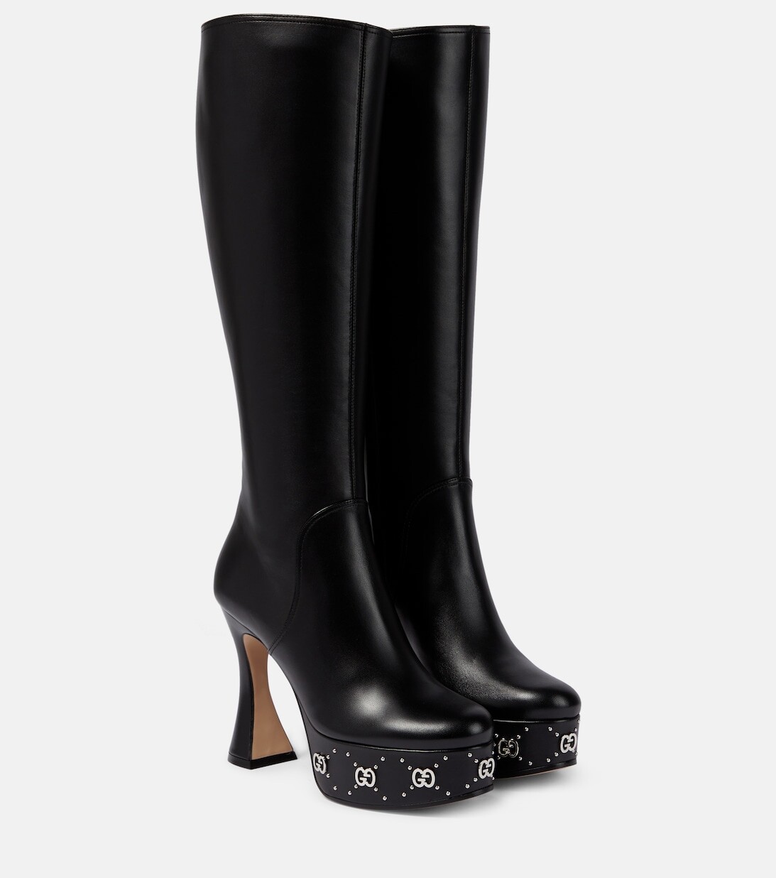 

Сапоги с логотипом GG Gucci, черный