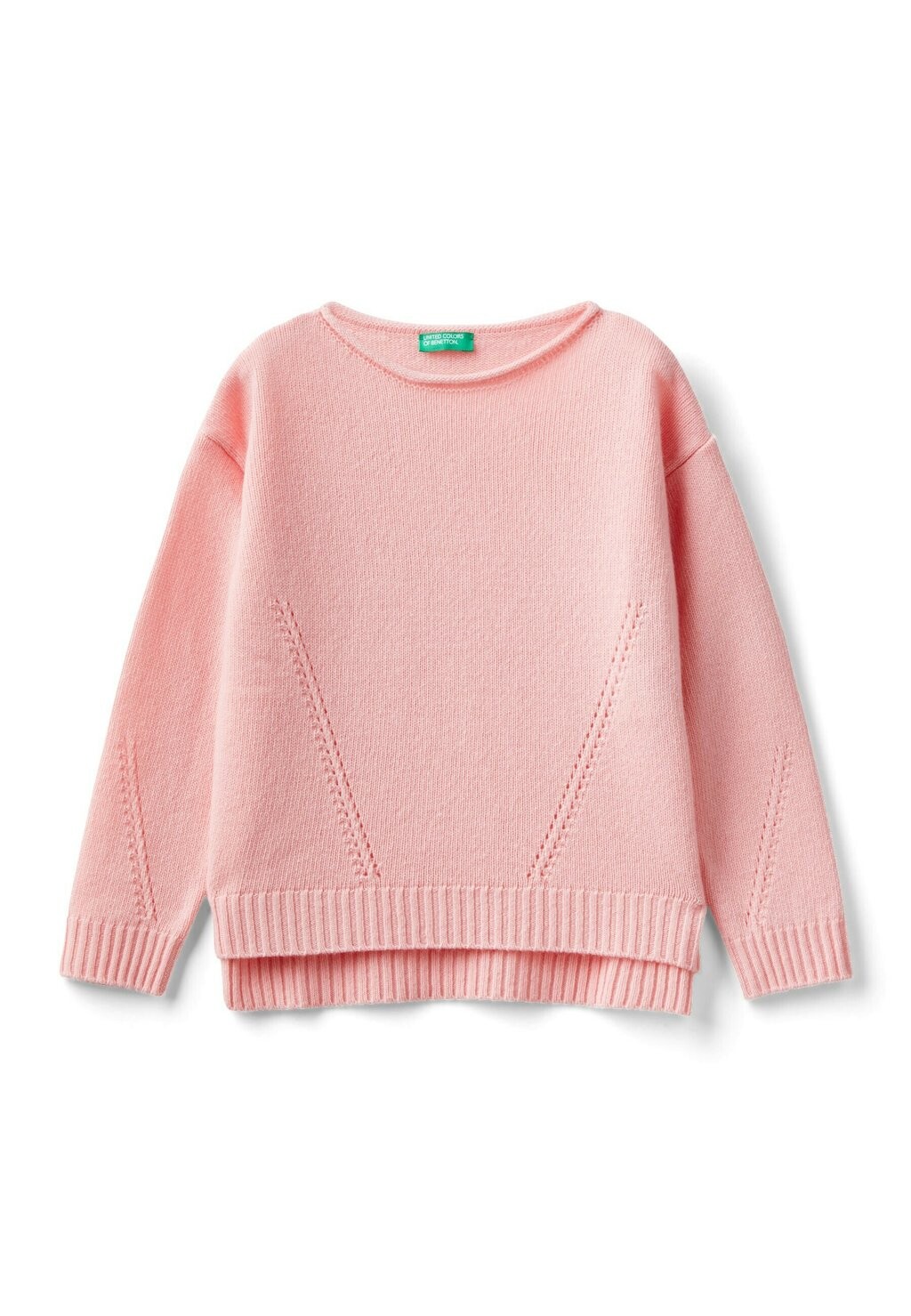 

Свитер С Игривой СТРОЧКОЙ United Colors of Benetton, розовый