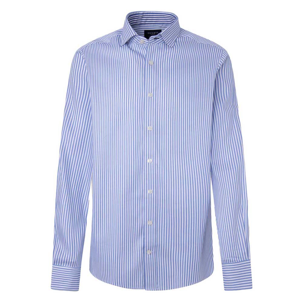 Рубашка с длинным рукавом Hackett Double Faced Stripe, синий