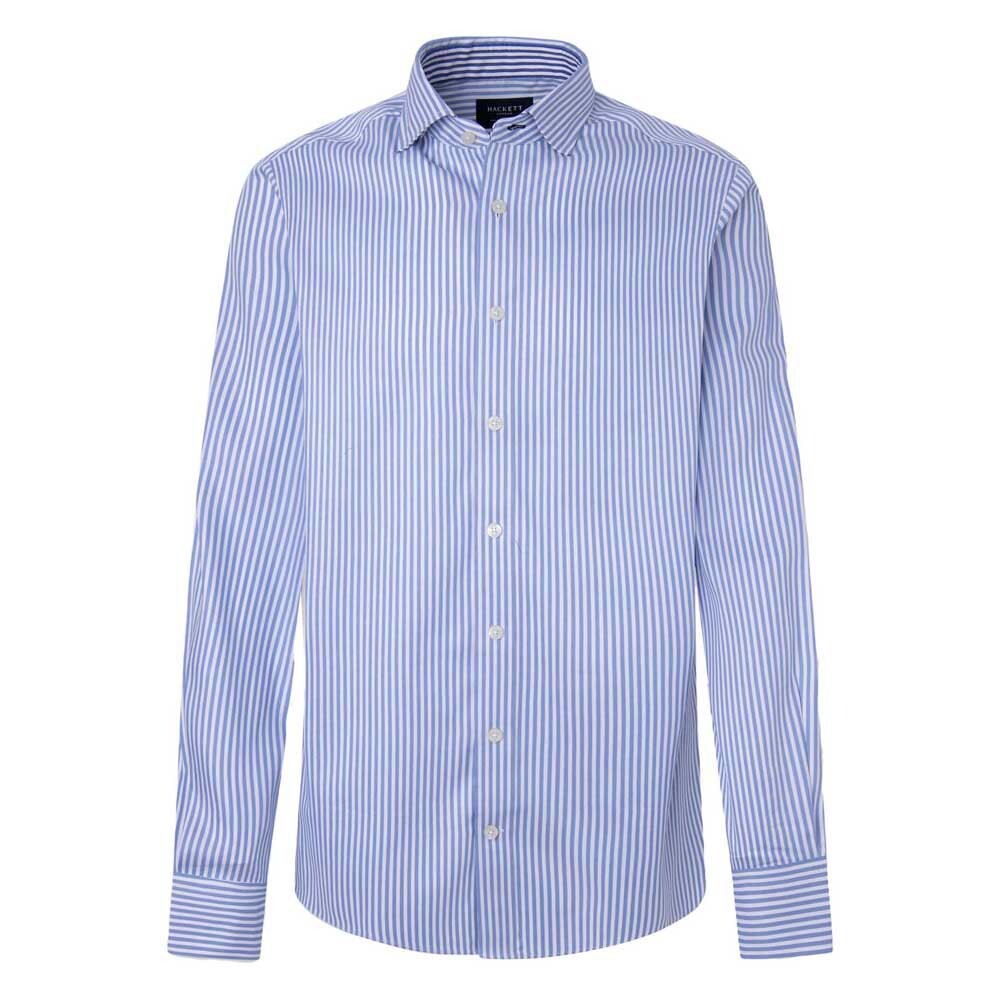

Рубашка с длинным рукавом Hackett Double Faced Stripe, синий
