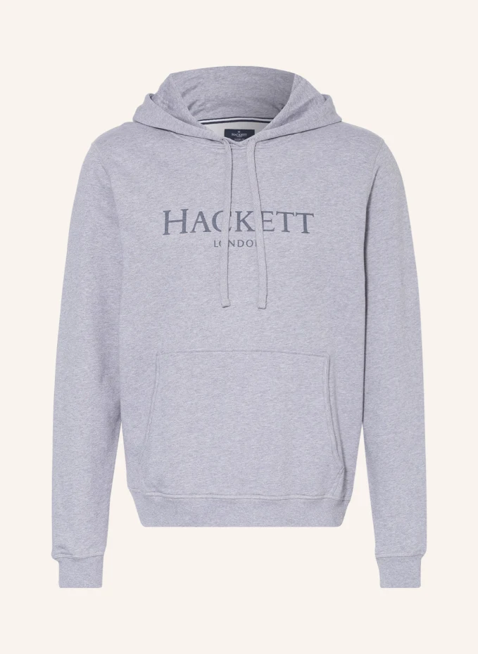 Толстовка с капюшоном Hackett London, серый толстовка с капюшоном hackett london серый