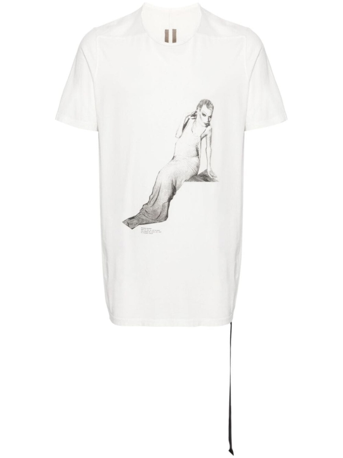 

Rick Owens DRKSHDW футболка Level T из органического хлопка, белый