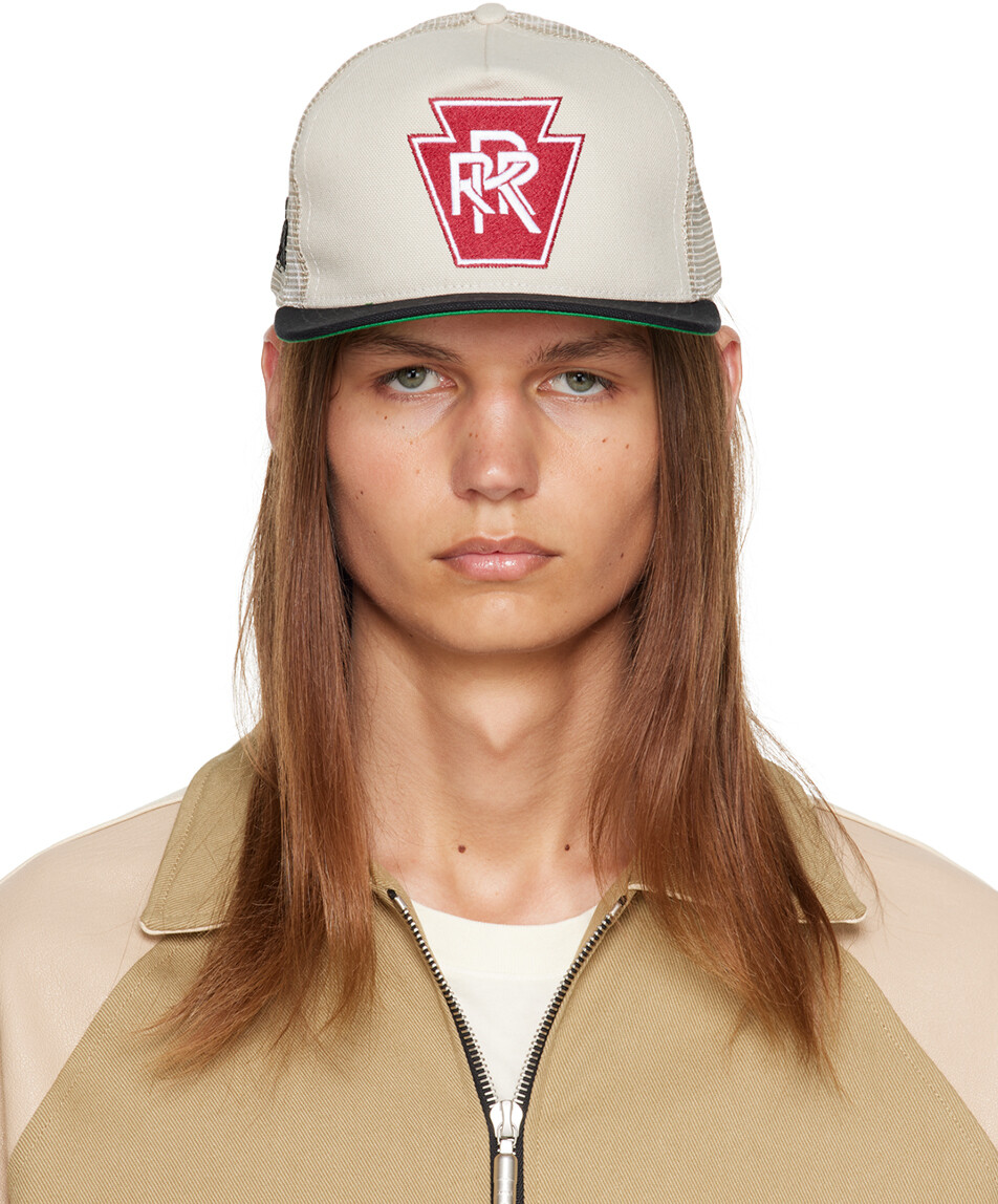 

Бежевая кепка с тройной буквой R Rhude