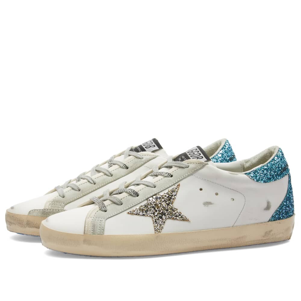 

Кожаные кроссовки Golden Goose Super Star, мультиколор