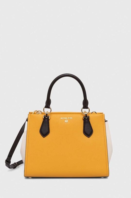 

Кожаная сумка MICHAEL Michael Kors, желтый