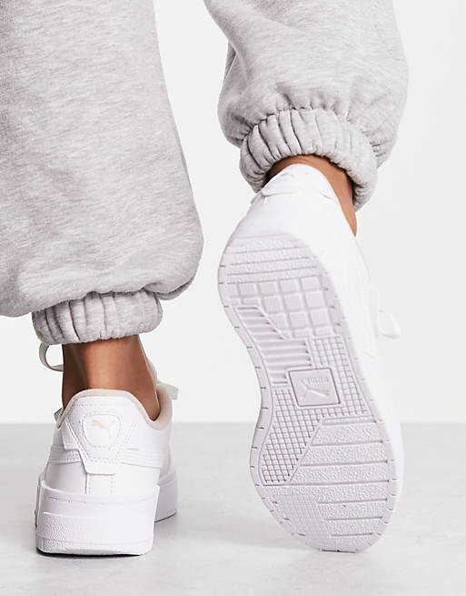 

Бело-розовые кроссовки-махровые Puma Cali Dream, Розовый