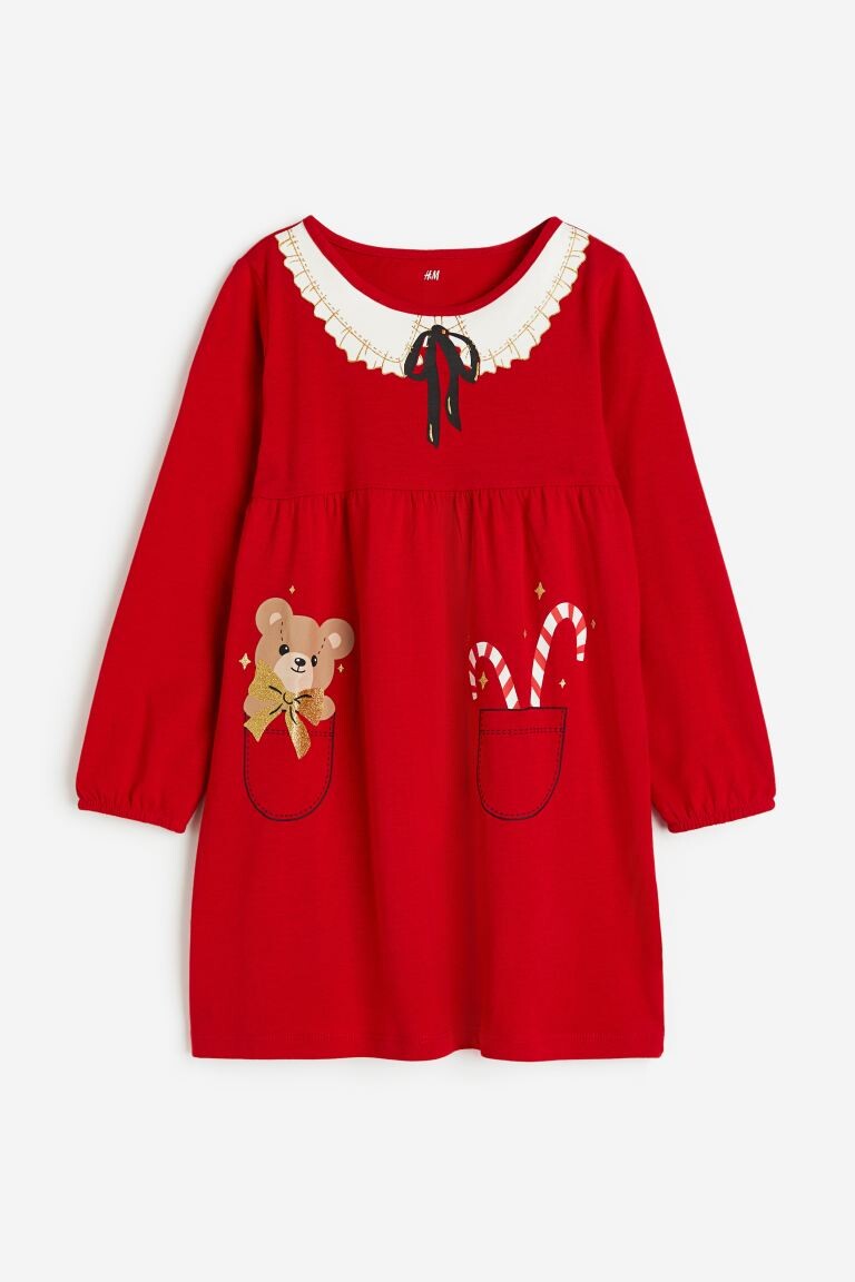 

Платье из джерси с принтом H&M