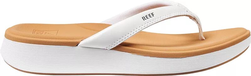 Женские сандалии Reef Cloud с подушкой, белый/коричневый женские сандалии с песчаной подушкой reef тан бежевый