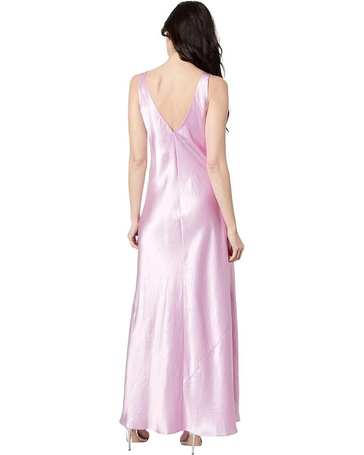 Платье Vince V-Neck Maxi Slip Dress, цвет Petal Nectar