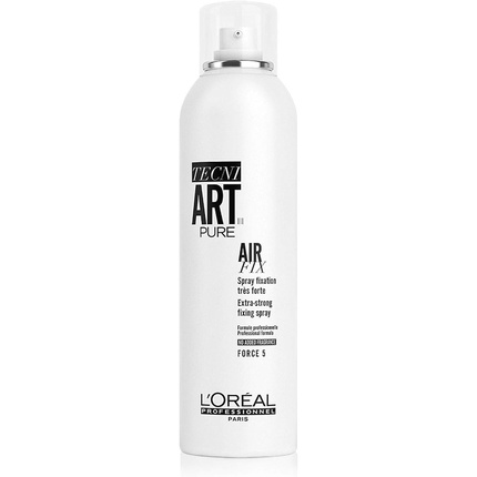L'Oreal Professional Tecni Art Pure Air Fix Спрей-фиксатор Force5 400мл, L'Oreal спрей для укладки волос tecni art pure air fix 400мл