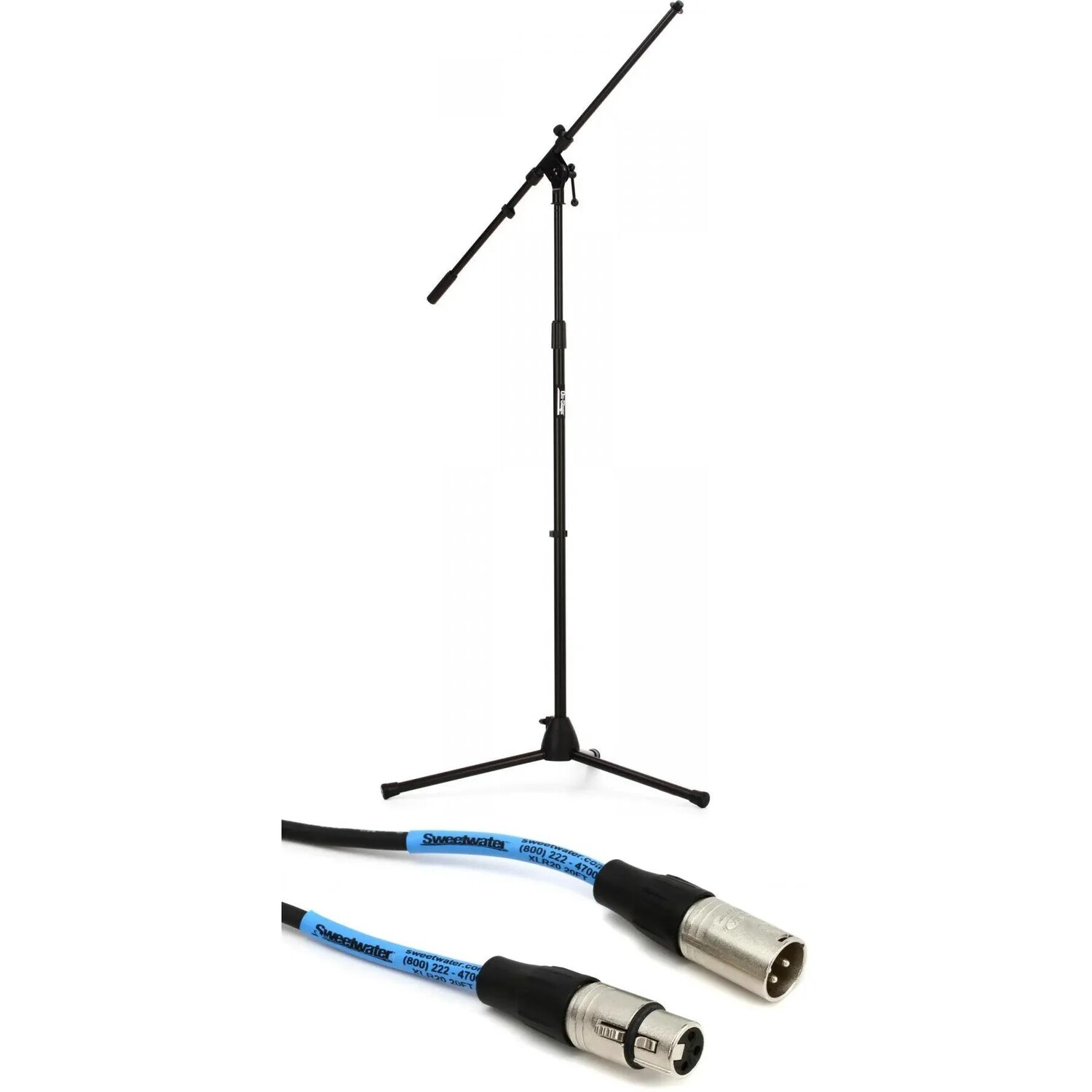 

Комплект микрофонной стойки с евроштангой On-Stage MS7701B с микрофонным кабелем