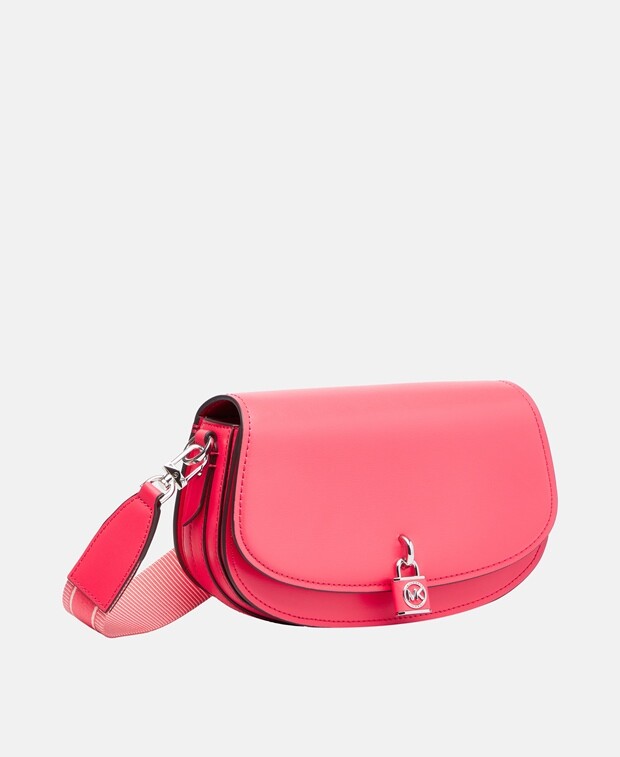 

Кожаная сумка-мессенджер Michael Michael Kors, фиолетовый