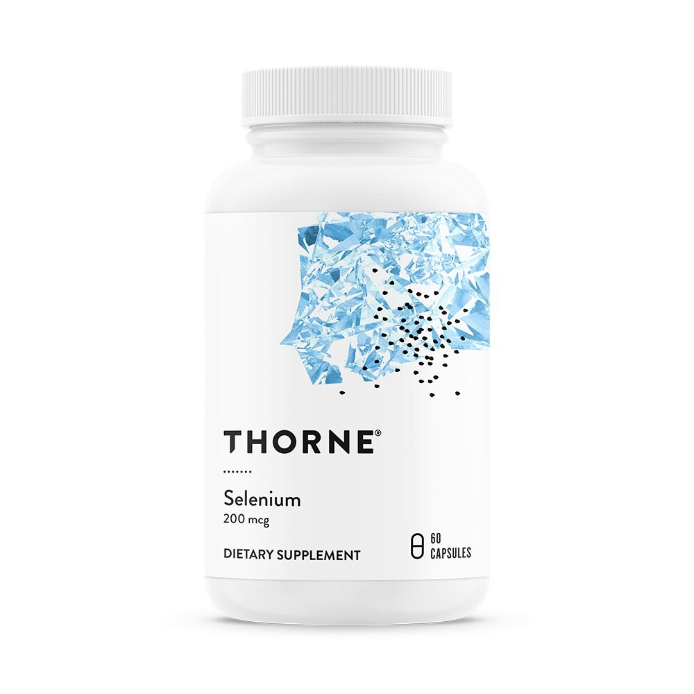 

Thorne Research, Selenium - Селен 200 мкг, пищевая добавка, 60 капсул