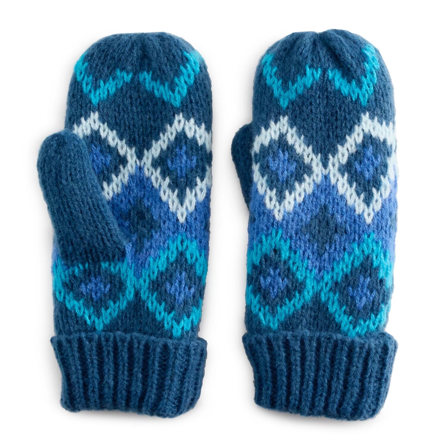 

Женские варежки Sonoma Goods For Life Fairisle на флисовой подкладке Sonoma Goods For Life