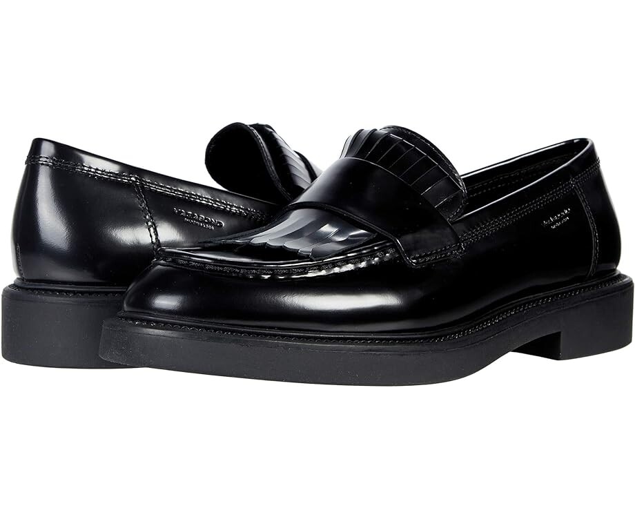 

Лоферы Vagabond Shoemakers Alex W Leather Fringe Loafer, черный