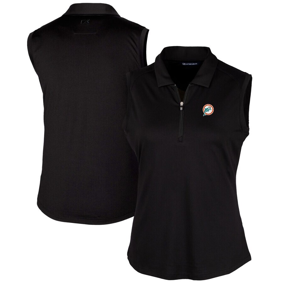 

Поло без рукавов Cutter & Buck Miami Dolphins, черный