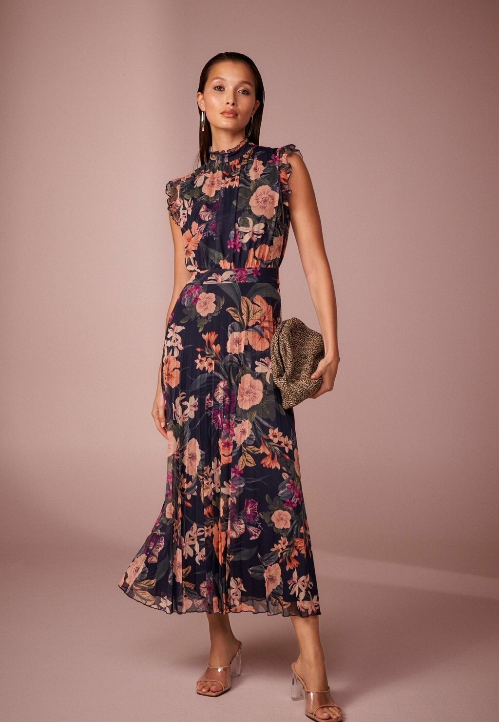 

Дневное платье FLORAL MIDI REGULAR FIT Next, синий