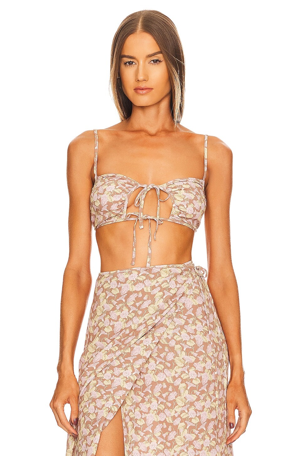 

Топ anna nata Devin Crop, цвет Purple Sugar Glory