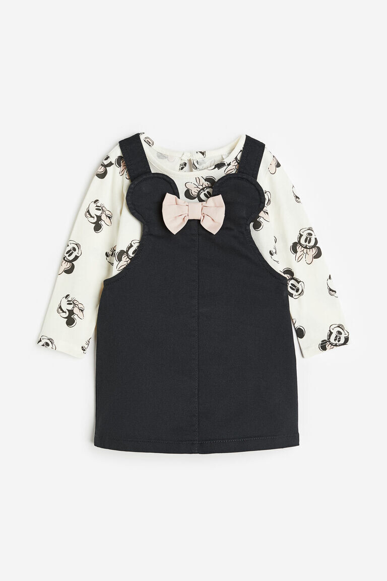 

Комплект из 2-х топов и платья H&M, черный