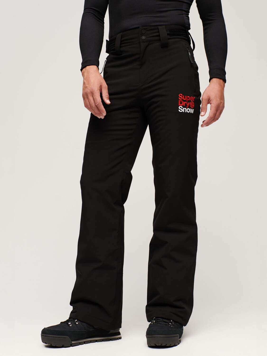 

Узкие лыжные брюки Superdry, черный