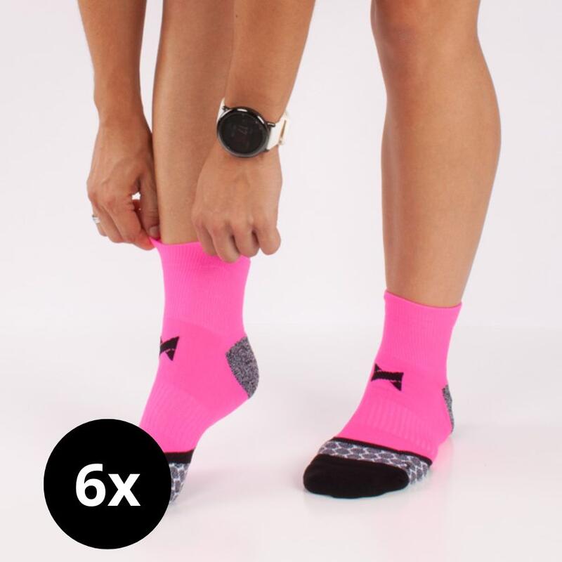 Розовые носки для бега Xtreme Multi (6 шт.) XTREME SOCKSWEAR, цвет rosa